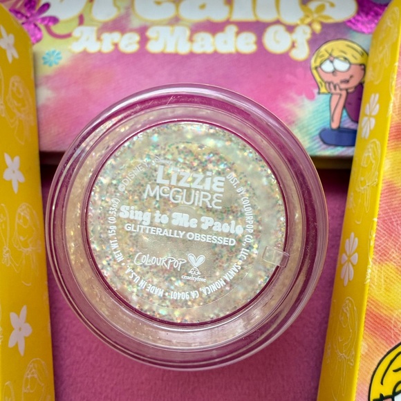 Colourpop Lizzie McGuire Glitter Gel Set - Glitterally Obsessed 2 Pieces - NIB - Picture 10 of 10